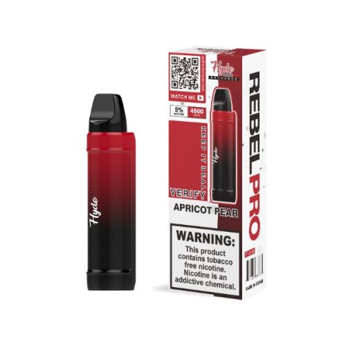 Hyde Rebel PRO 5000 Puffs Single Disposable Vape 11mL Best Flavor Apricot Pear