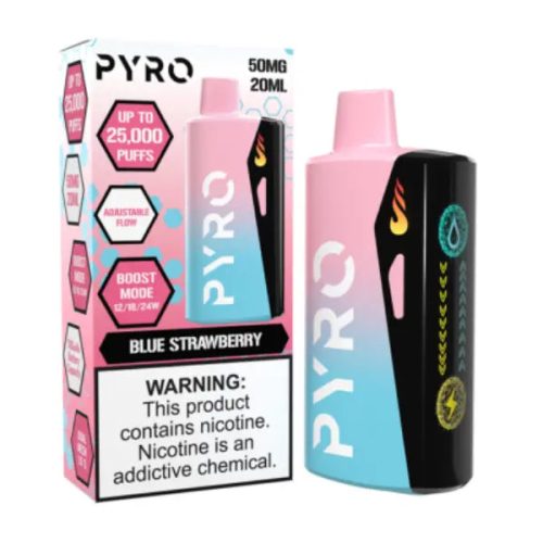 Best Deal Pyro Boost 25000 Puffs Disposable Vape 20mL - Blue Strawberry