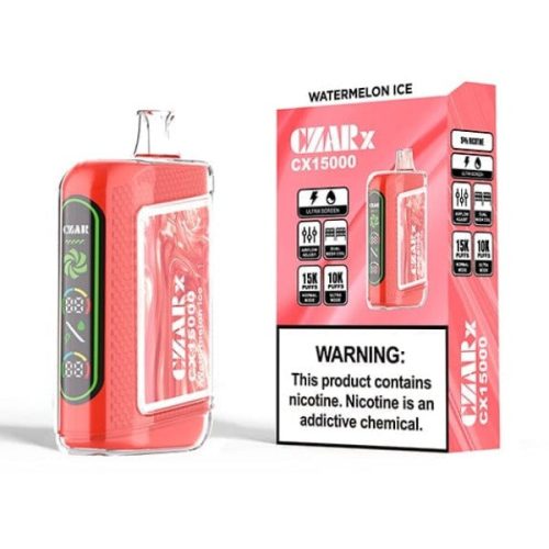 Best Deal CZAR CX15000 Disposable Vape 16mL 5-Pack Watermelon Ice