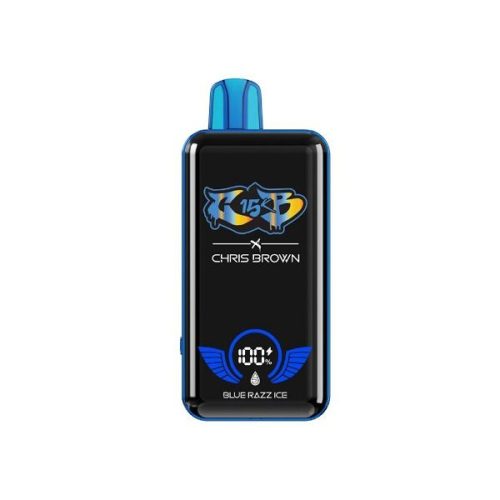 chris brown cb15k rechargeable disposable blue razz ice 2