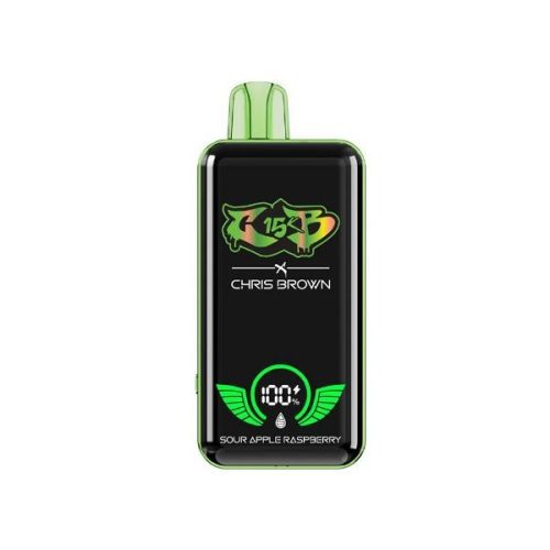 chris brown cb15k rechargeable disposable sour apple raspberry