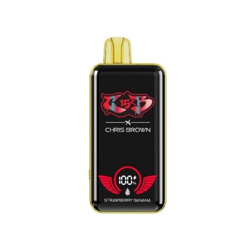 chris brown cb15k rechargeable disposable strawberry banana