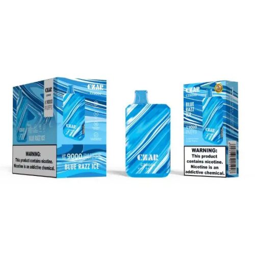 czar cz9000 9000 puffs disposable blue razz ice jpg