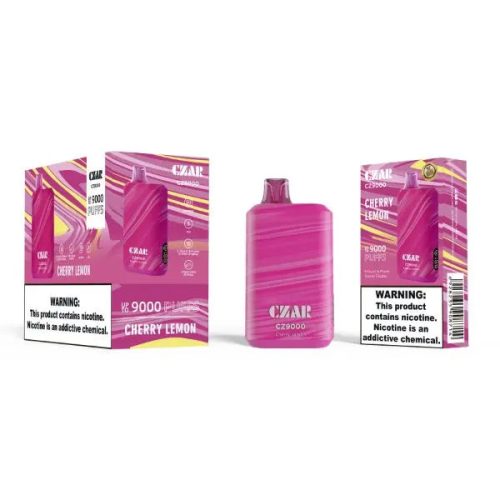 czar cz9000 9000 puffs disposable cherry lemon jpg